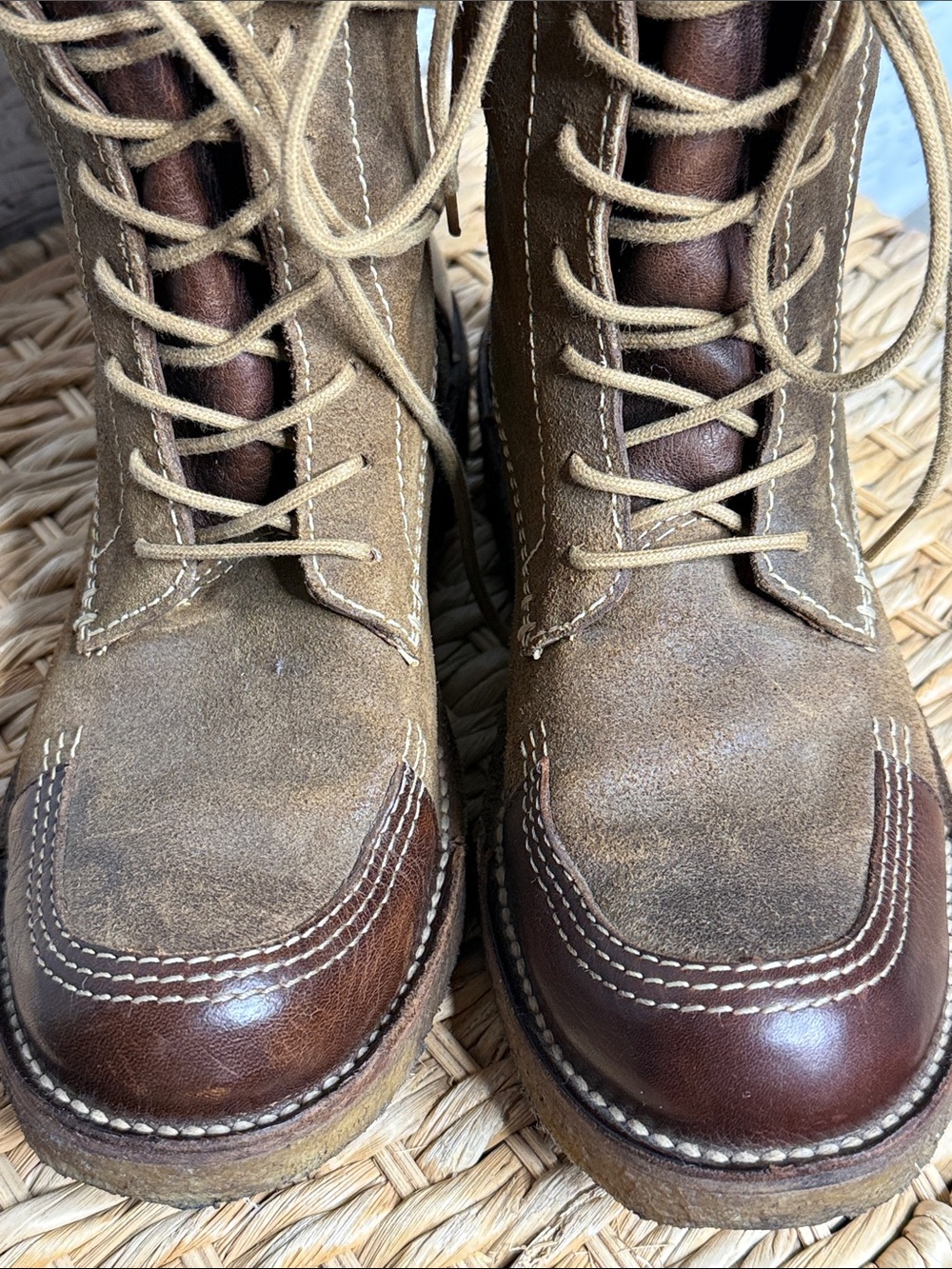 Frye Sundance Tuscarora lace up brown boots - Picture 3 of 15
